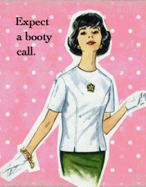 Expect a Booty Call Gift Tag